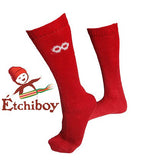 Socks Bas Alpaca Wool Laine Alpaga Red Rouge One Size Fits All