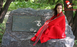 Québec Blanket Shawl Alpaca Couverte Châle Alpaga