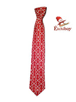 Red Infinities Necktie Cravate Infinis Rouge